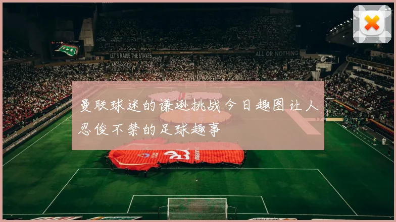 曼联球迷的谦逊挑战今日趣图让人忍俊不禁的足球趣事