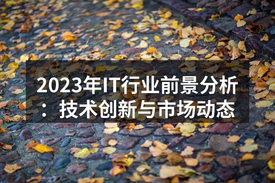 2023年IT行业前景分析:技术创新与市