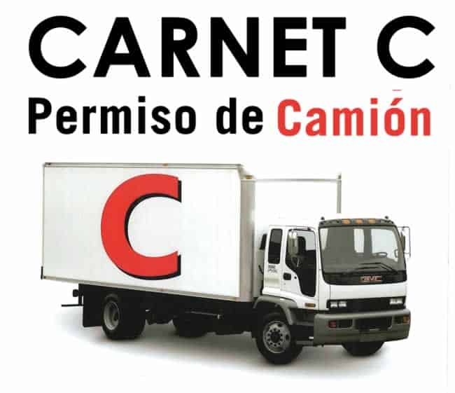 Carnet C de Camión