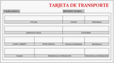 Tarjeta de Transporte Conductorserio